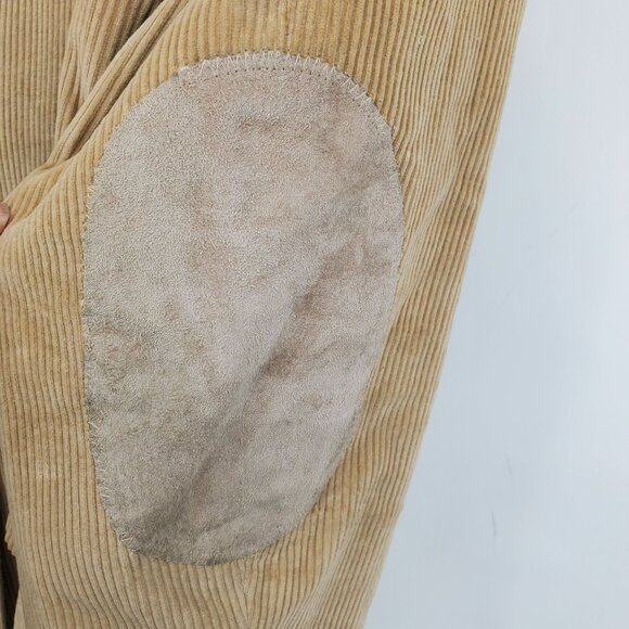 Bret Lawrence Tailored Brown Corduroy Elbow Patch Men's Blazer Suit Jacket 44 R - Picture 10 of 16